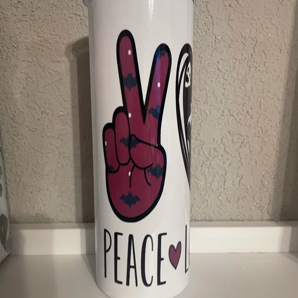 Peace, love, hocus Pocus tumbler